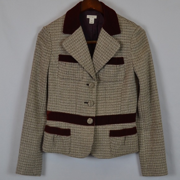 NWOT Neiman Marcus couture, tailored trimmed tweed blazer - Picture 15 of 15